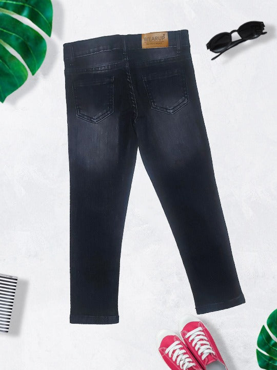 Black Faded Jeans Boys