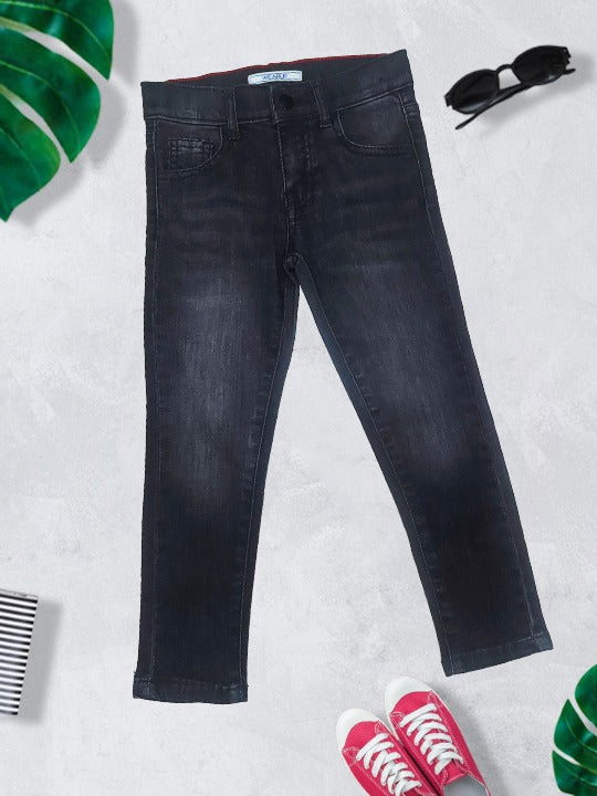 Black Faded Jeans Boys