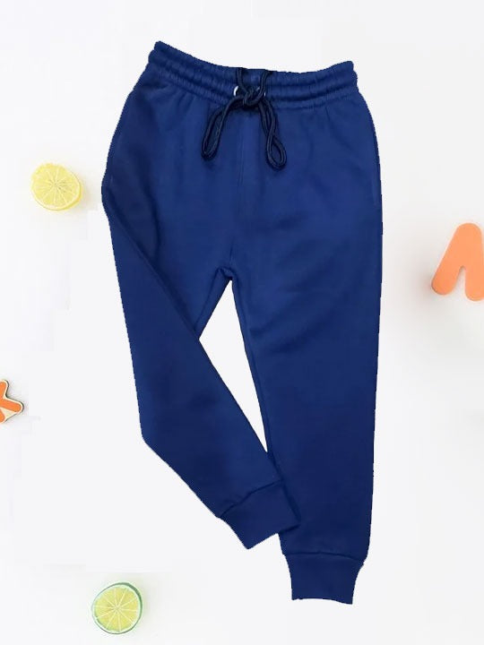 Blue Basic Trouser Fleece Unisex Boys & Girls
