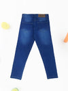Girls Blue Sequence Denim Pant