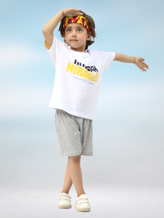 Miracles Happen Tshirt Shorts Set