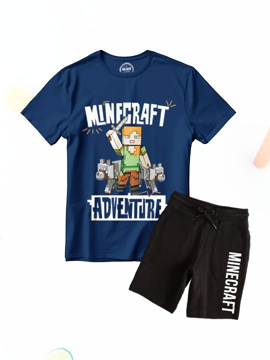Minecraft Tshirt Short Set Wearup