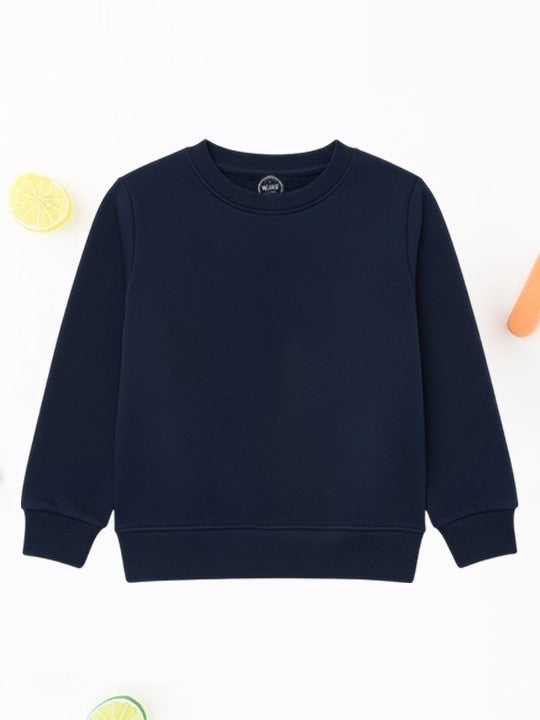 Blue Basic Sweatshirt
