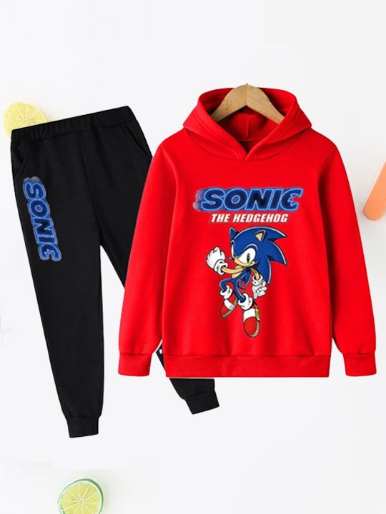 Sonic Track Suit Winter Kids Track Suit