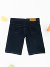Boys Denim Black Shorts