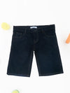 Boys Denim Black Shorts