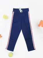 Blue Tapped Summer Trouser