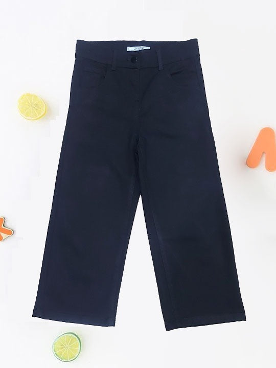 Girls Black Boot Cut Pants