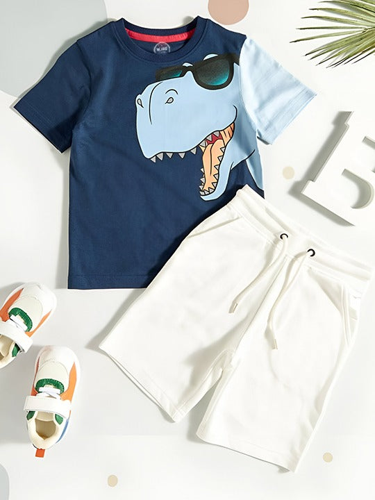Stylish Dino Tshirt Short Set