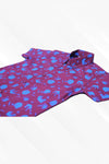Maroon Police Print Shirt