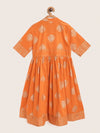 Orange Printed Shirt