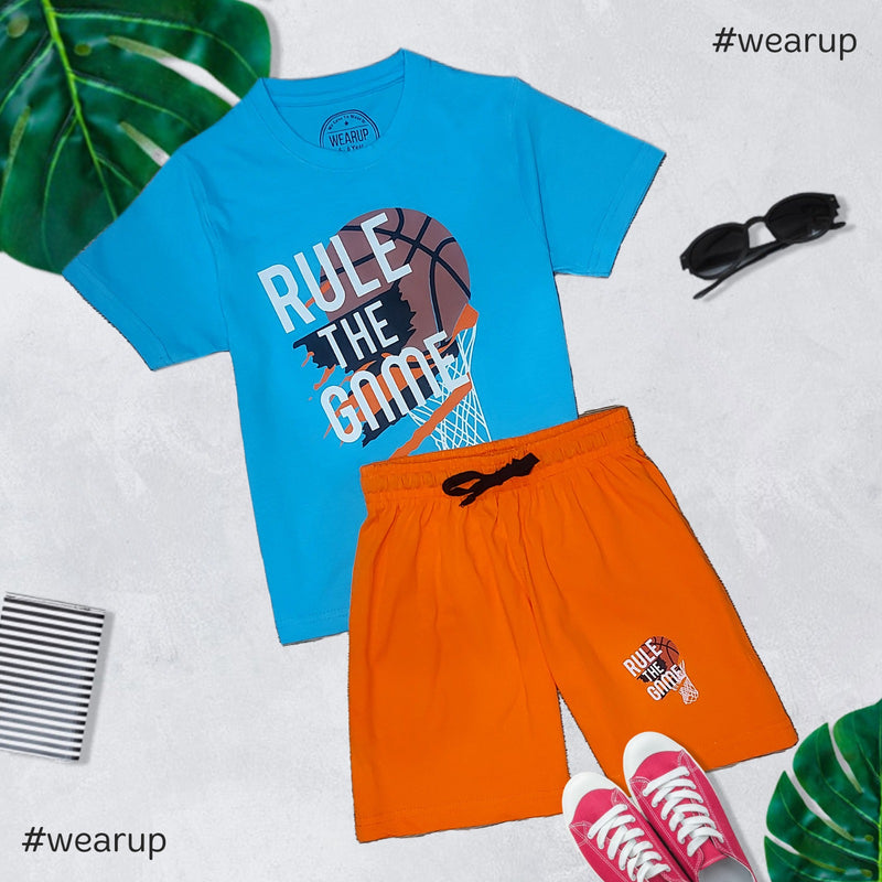 Rule The Game Tshirt Short Set