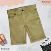 Cotton Shorts khaki Color