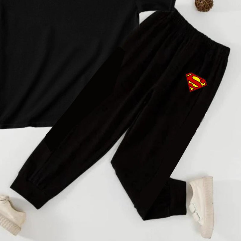 Black Superman Summer Trouser