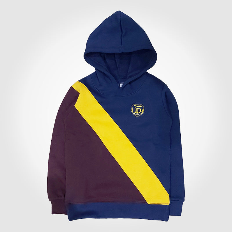 Yellow Panel Hoodie
