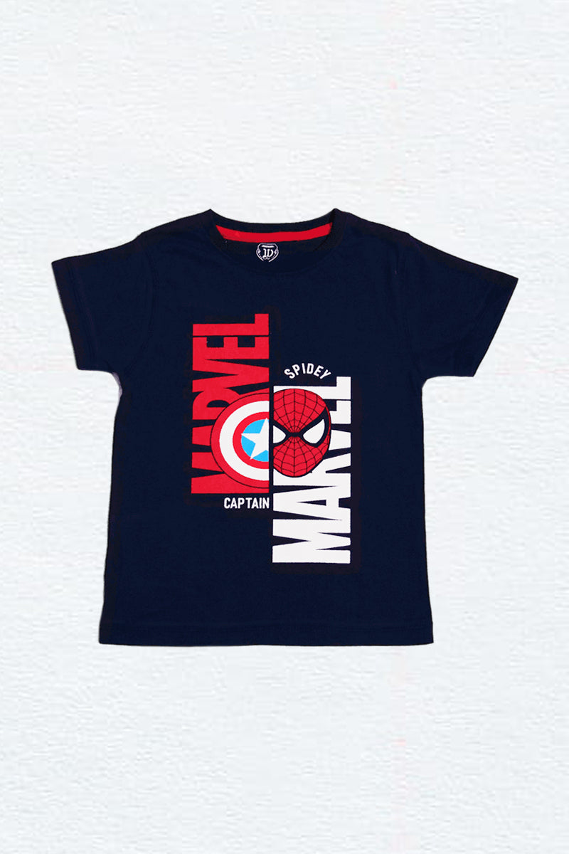 Dark Blue Marvel Tshirt